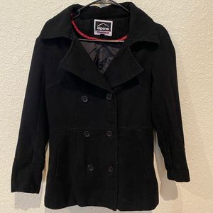 Women’s pea coat.